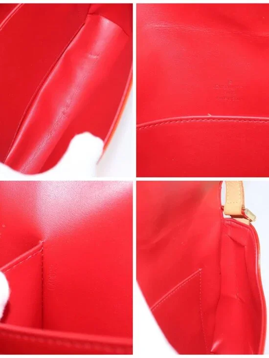 LOUIS VUITTON Monogram Vernis Thompson Street Bag Red M91094 LV Auth 172379 - Picture 15 of 16